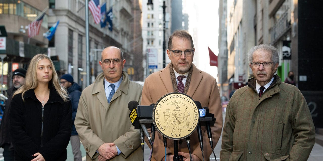 Manhattan Borough president: NY must stop honoring Nazi collaborators