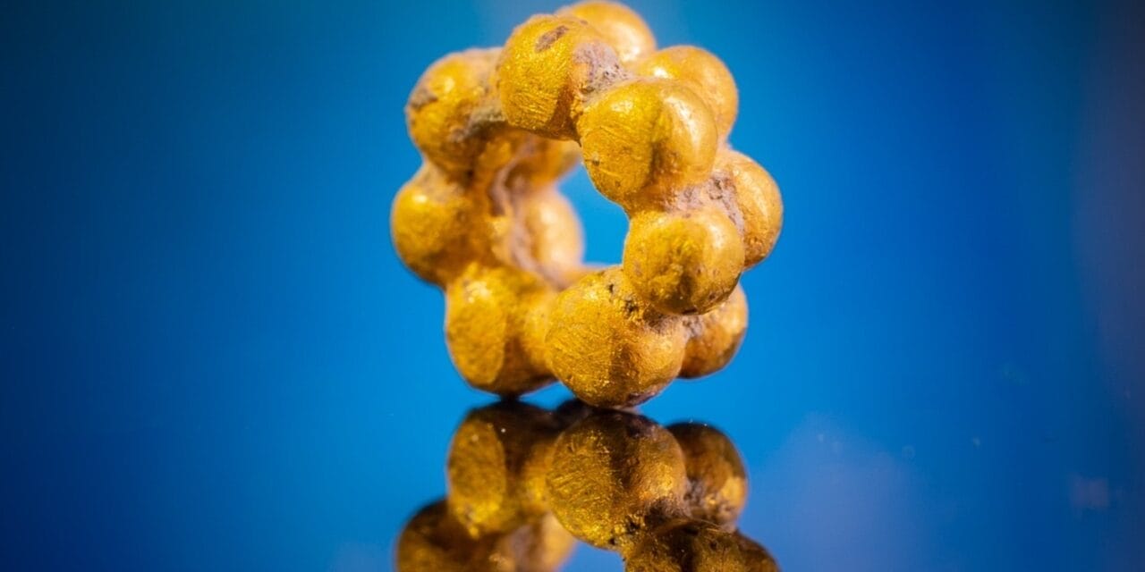 Ancient gold bead uncovered in Jerusalem