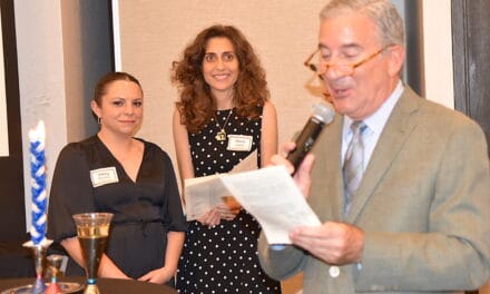 Rabbis Shpeen, Weitzman at Beth Emeth winter havdalah and dinner at Boca Fla., program