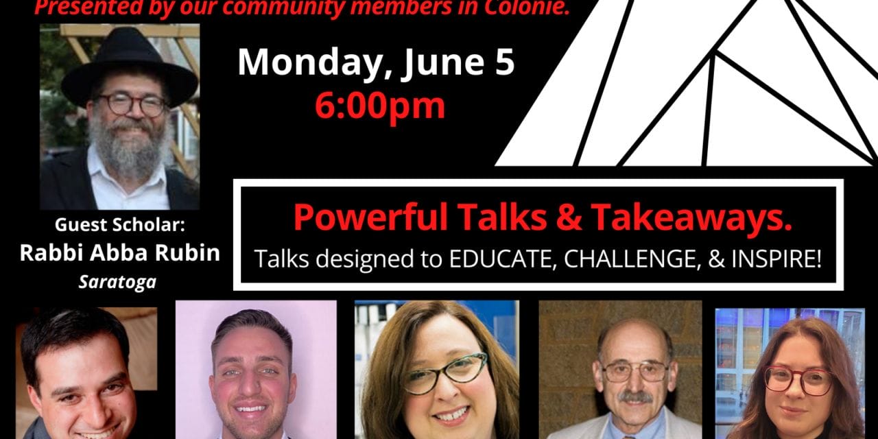 Colonie Chabad slates “Yid Talks” on June 5
