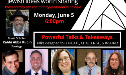 Colonie Chabad slates “Yid Talks” on June 5
