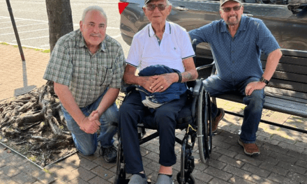 We salute WWII vet  in Lake George