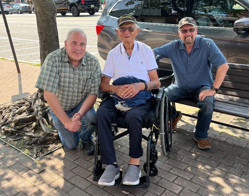 We salute WWII vet  in Lake George