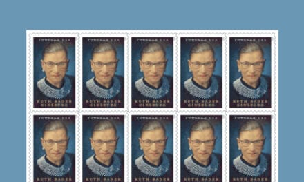 U.S. Postal Service releases stamp honoring Ruth Bader Ginsburg