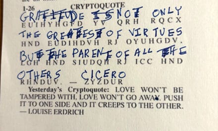 Is help available? Decipherer happy in her addiction…