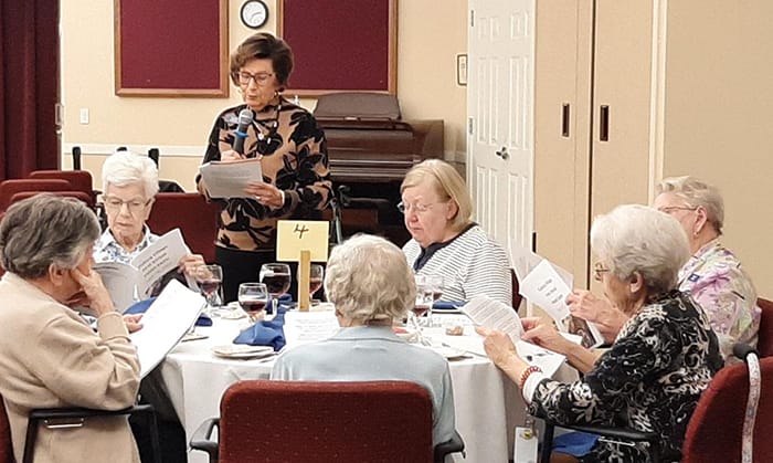 Scenes from a model seder at Coburg Village