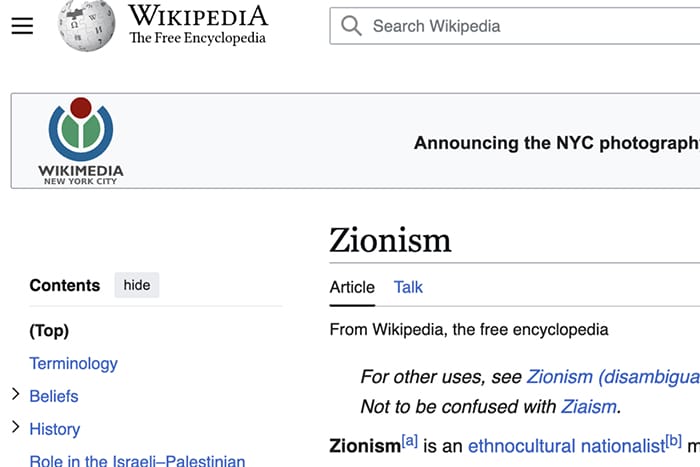 Wikipedia’s anti-Israel propaganda mocks objectivity and destroys its credibility