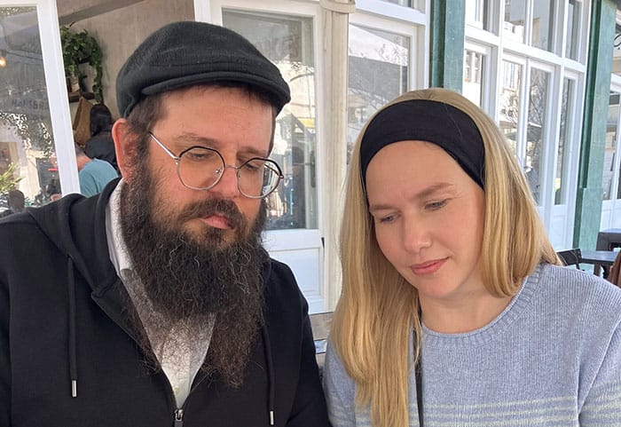 Stepping up during a situation; Halfons help Ukrainians make aliyah